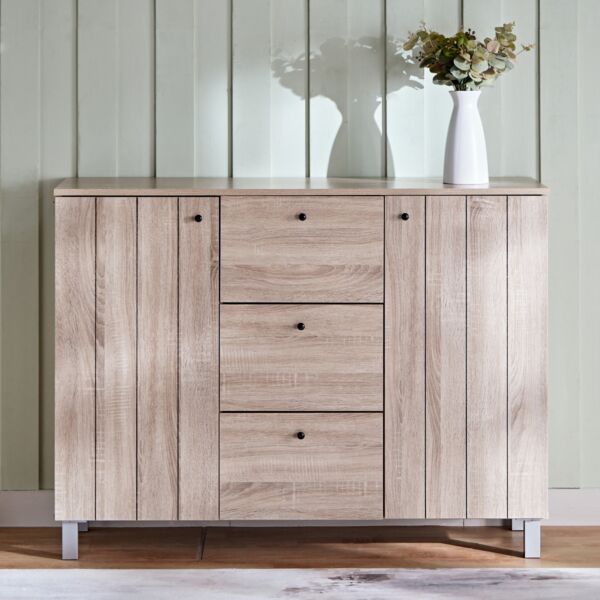 وحدة جانبية بابين و3 أدراج من إدموند