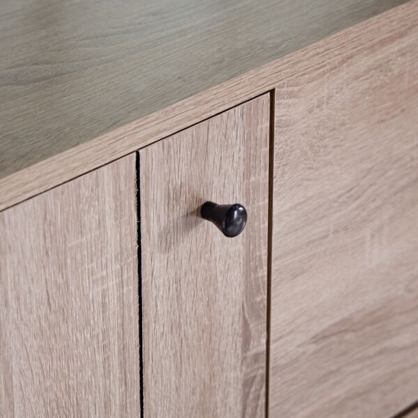 وحدة جانبية بابين و3 أدراج من إدموند