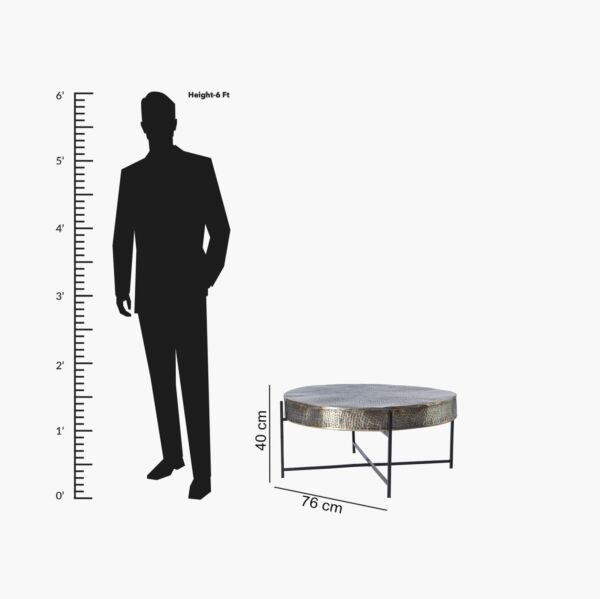 طاولة قهوة مطروقة ميناجيري