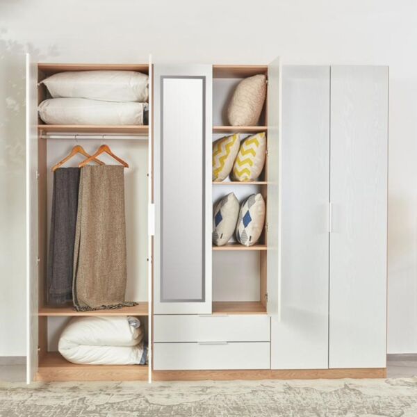 دولاب ملابس 6 أبواب و2 درج من ميلان