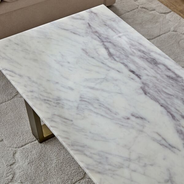 طاولة قهوة بسطح رخام سيلفرادول