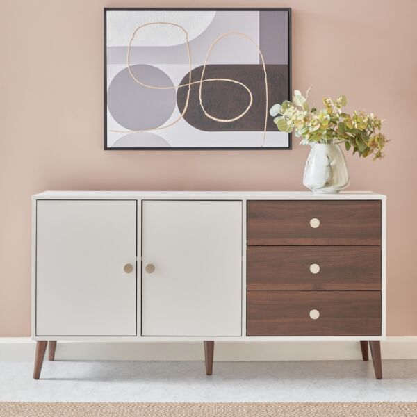 خزانة جانبية بـ3 أدراج وبابين من ناتاليا إن إكس تي