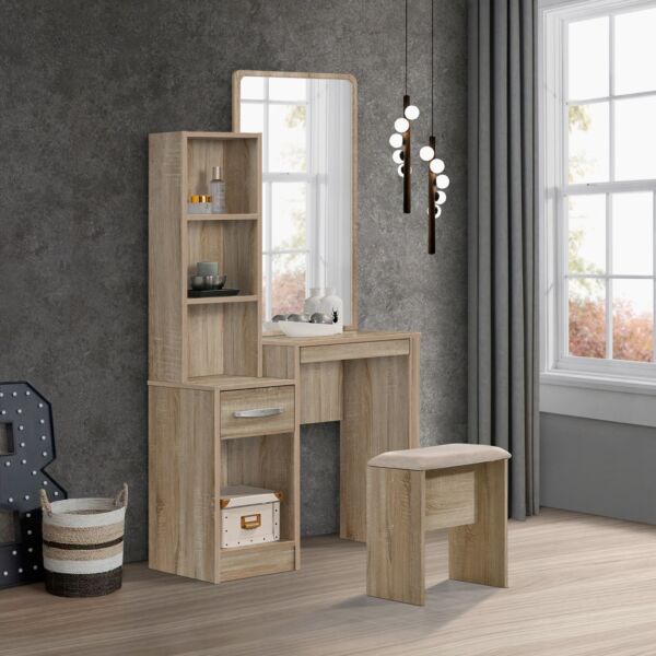 طاولة تزيين مع مرآة وكرسي من كالتورب بلس