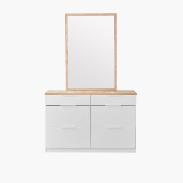 طاولة تزيين رئيسية دون مرآة - 6 أدراج - ميلان