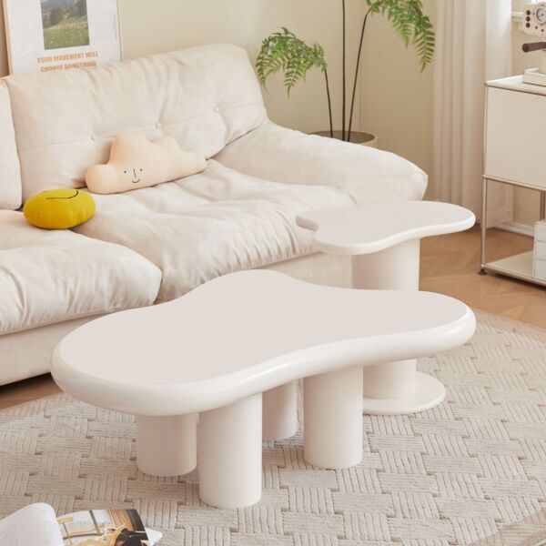 طقم طاولات قهوة قطعتين من كلاود