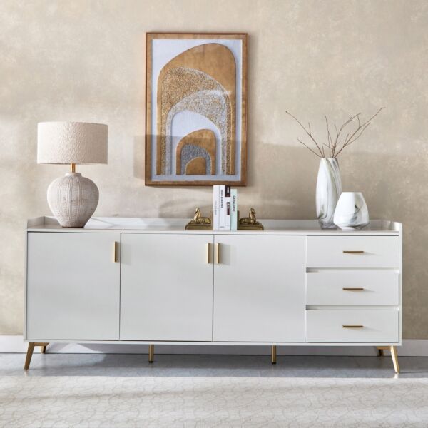 خزانة جانبية بسطح من الحجر الملبد من بيريل