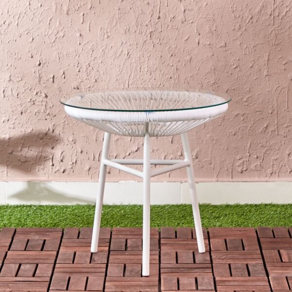 طقم للجلسات الخارجية طاولة وكرسي من كيب - طقم 3 قطع