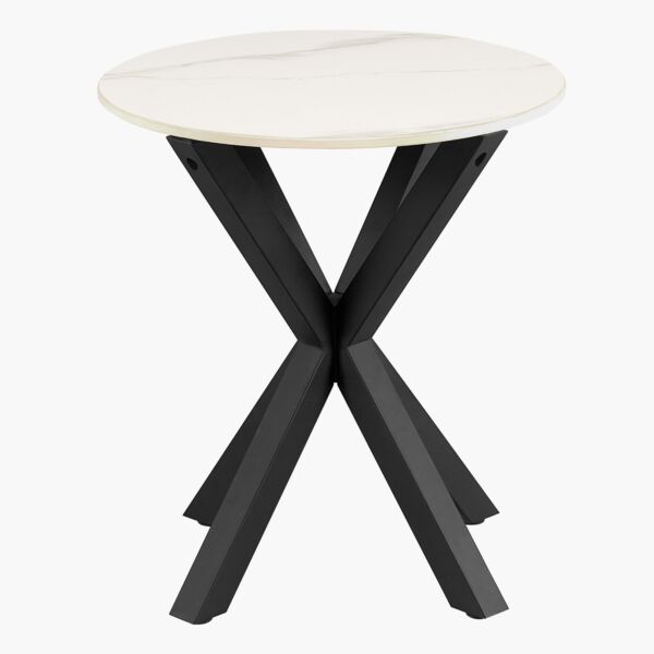 طاولة جانبية بسطح من الحجر الملبد من ويلويك