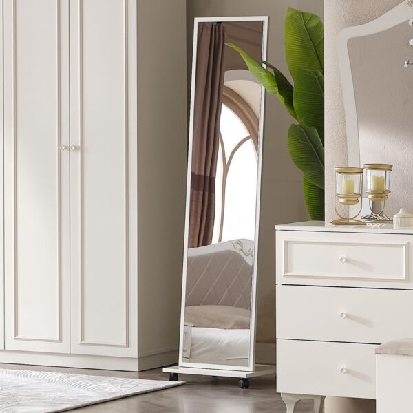 مرآة بحامل أرضية - إليزابيث