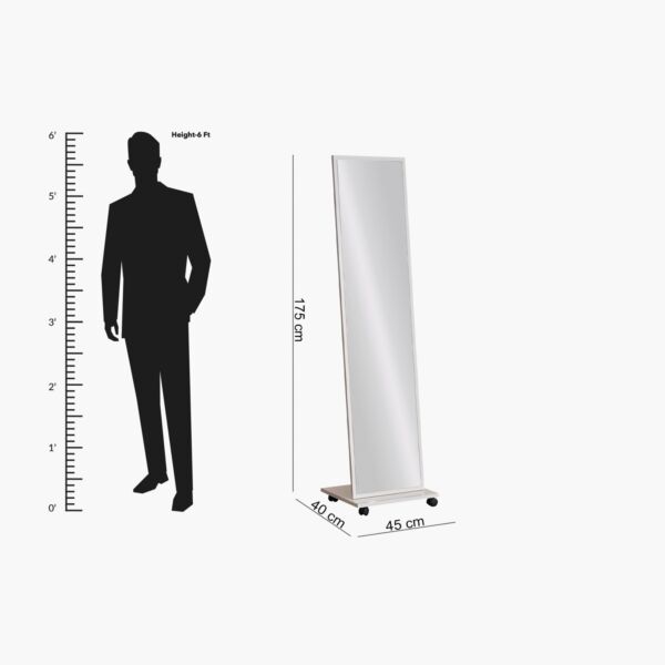 مرآة بحامل أرضية - إليزابيث