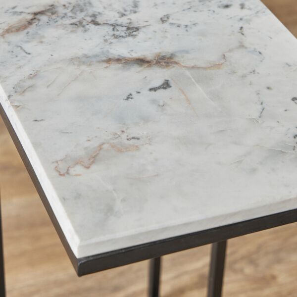 طاولة خدمة بسطح رخامي من تورين