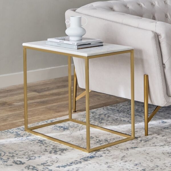 طاولةجانبية بسطح رخام - تورين