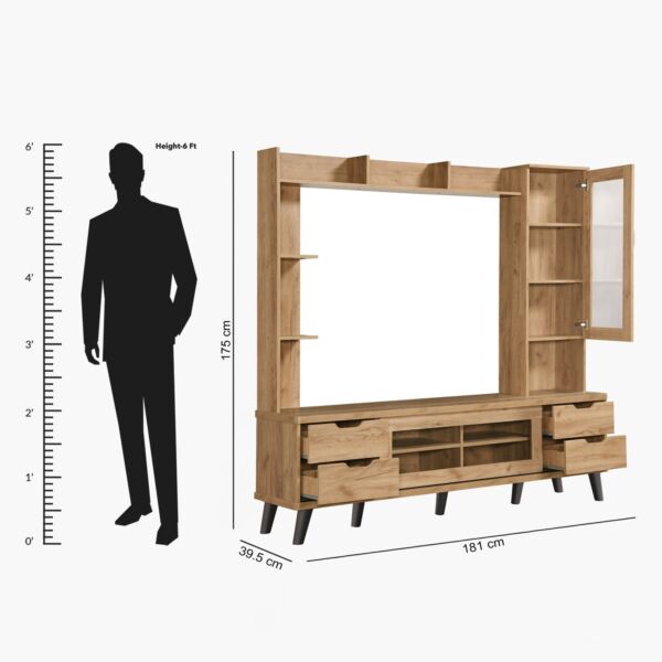 طاولة تلفزيون 55 بوصة ناكيتي