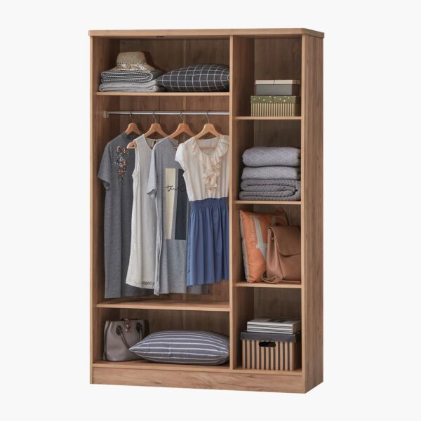 دولاب ملابس 3 أبواب مع مرآة من جونو