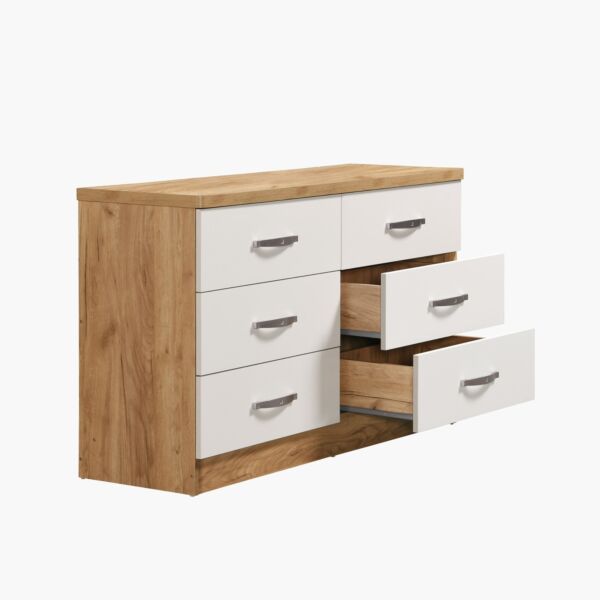 طاولة تزيين رئيسية دون مرآة بـ6 أدراج من جونو