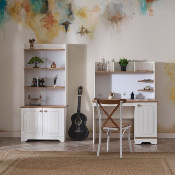 وحدة تخزين رفوف وبابين ليسترو