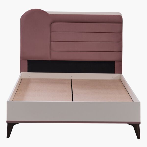 سرير توين ذكي بلوح رأسي منجد من مايبيل - 120x200 سم