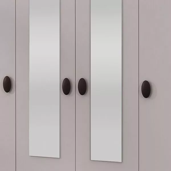 دولاب ملابس 4 أبواب بدرجين ومرآتين من مايبيل