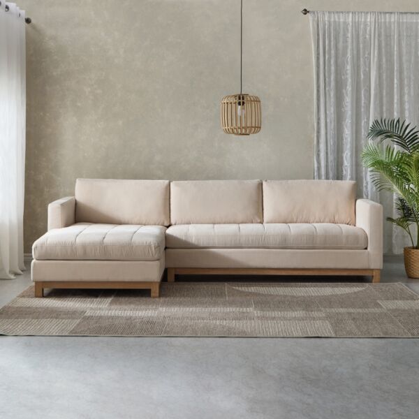 كنب زاوية يسرى 4 مقاعد براسيكا