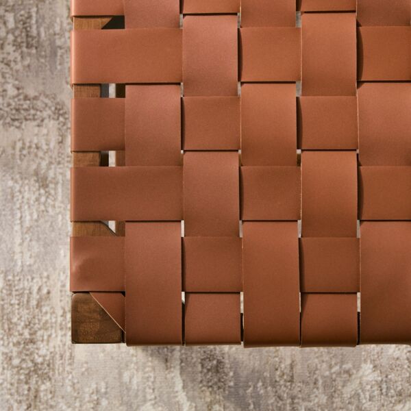 مقعد بنش بإطار من خشب الجوز من سافانا