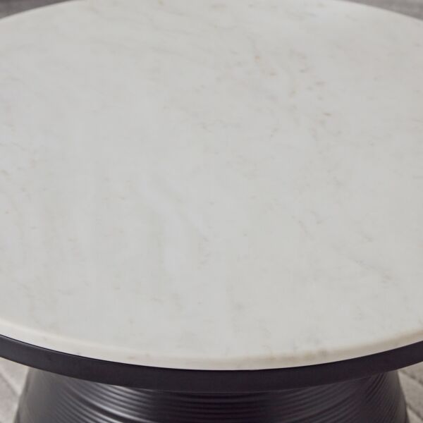 طاولة قهوة بسطح رخامي مضلع من إيدوين