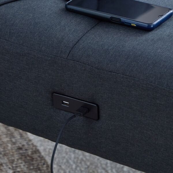 كنبة سرير ثلاثية مع منفذ يو إس بي ايدوارد من أودين