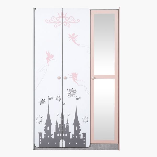 دولاب ملابس 3 أبواب بمرآة من بيكسي