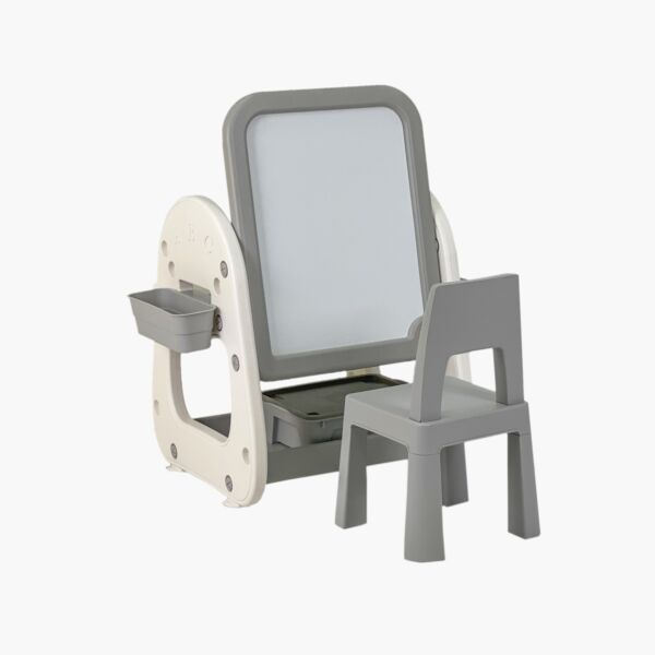 طاولة دراسة مكعبات البناء 4 في 1 مع كرسي وحامل آريس أوسلو