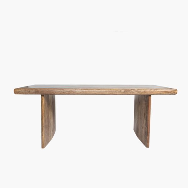 طاولة سفرة 6 اشخاص من الخشب الصلب من مارسيو