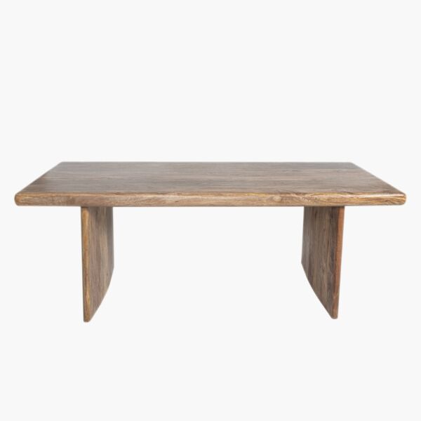 طاولة سفرة 6 اشخاص من الخشب الصلب من مارسيو