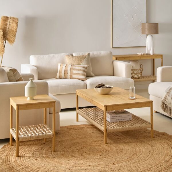 طاولة جانبية خيزران من هانوي