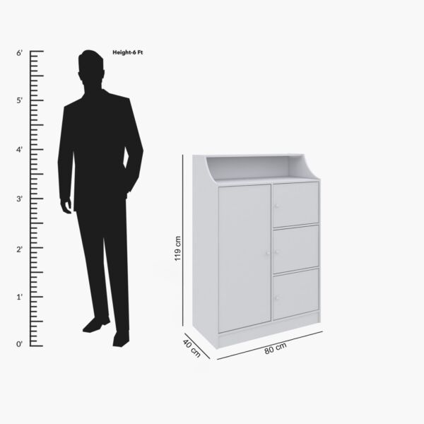 خزانة للأطفال 4 أبواب من فانيلا كودي