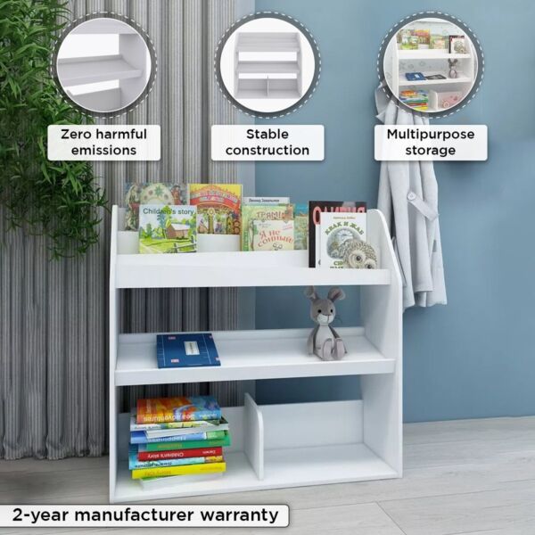 خزانة الكتب ووحدة تخزين للأطفال من فانيلا كوزميك