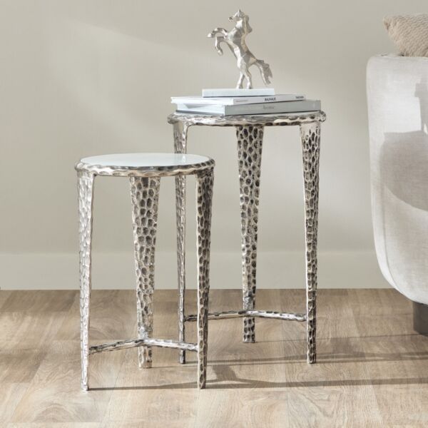 طقم طاولات جانبية سطح رخامي - ريالتو