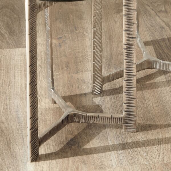 طقم طاولات جانبية سطح زجاج - إلسون