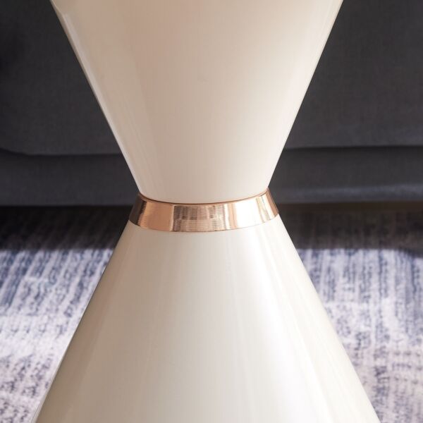 طقم طاولات قهوة من الحجر الملبد قطعتين من كيتال