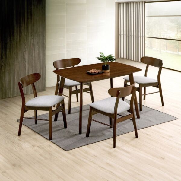 طقم طاولة طعام 4 مقاعد إن إكس تي من نورديك