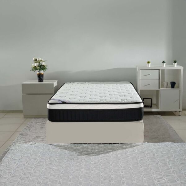 مرتبة توين بنوابض بونيل وسطح صندوقي من آي ريبوز - 120x200x24 سم