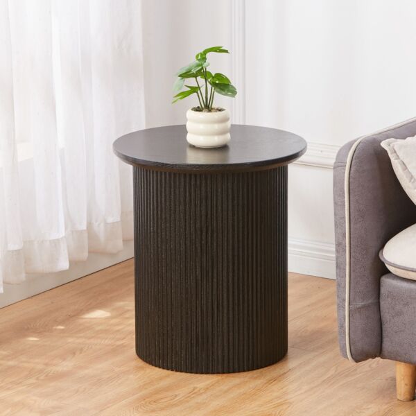 طاولة جانبية مستديرة من بارنسلي