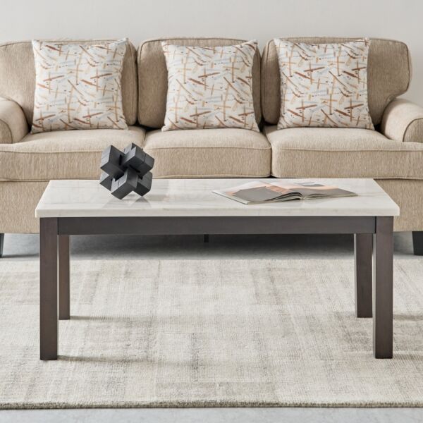 طاولة قهوة بسطح رخامي من أورلاندو