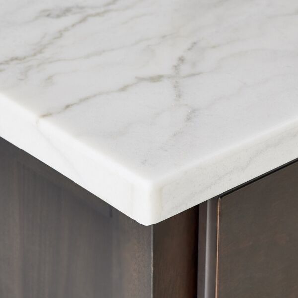 بوفيه جانبية بسطح رخام مع ثلاثة أبواب و3 أدراج من أورلاندو