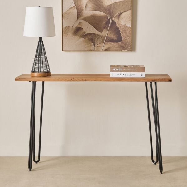 كونسول بسطح خشب صلب لايف إيدج كوروين