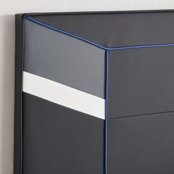 سرير فردي ذكي منجّد بتصميم ألعاب من جيمرز - 120x200 سم