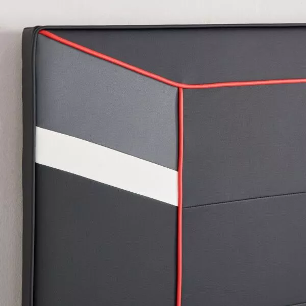 سرير فردي ذكي منجّد بتصميم ألعاب من جيمرز - 90x200 سم