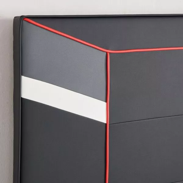 سرير توين ذكي منجّد بتصميم ألعاب من جيمرز - 120x200 سم