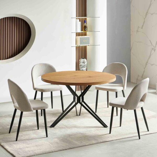 طقم طاولة طعام 4 مقاعد مارجوس