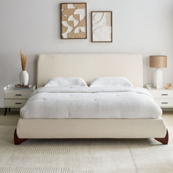 سرير كينج منجّد من سونورو - 180x200 سم