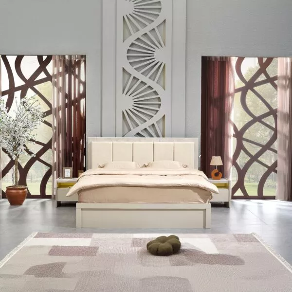 طقم غرفة نوم كينج 6 قطع من زيتا - 180x200 سم