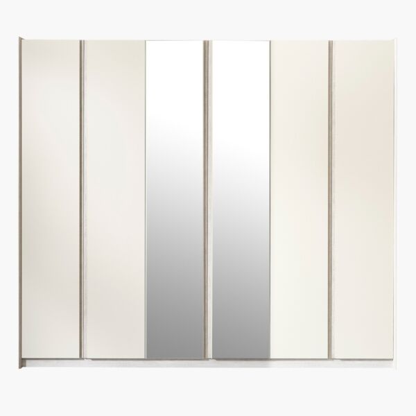 دولاب ملابس 6 أبواب مع 2 مرآة من زيتا