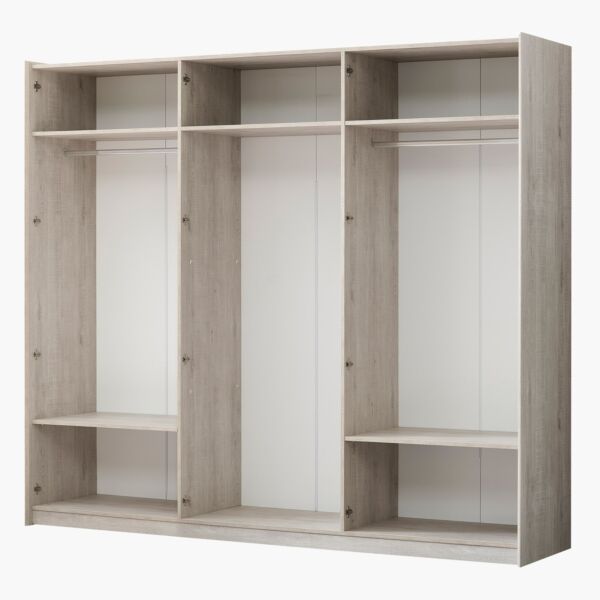 دولاب ملابس 6 أبواب مع 2 مرآة من زيتا